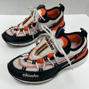 Vintage Dada Supreme Men’s Sneakers Navy Blue/ White / Orange Size 8